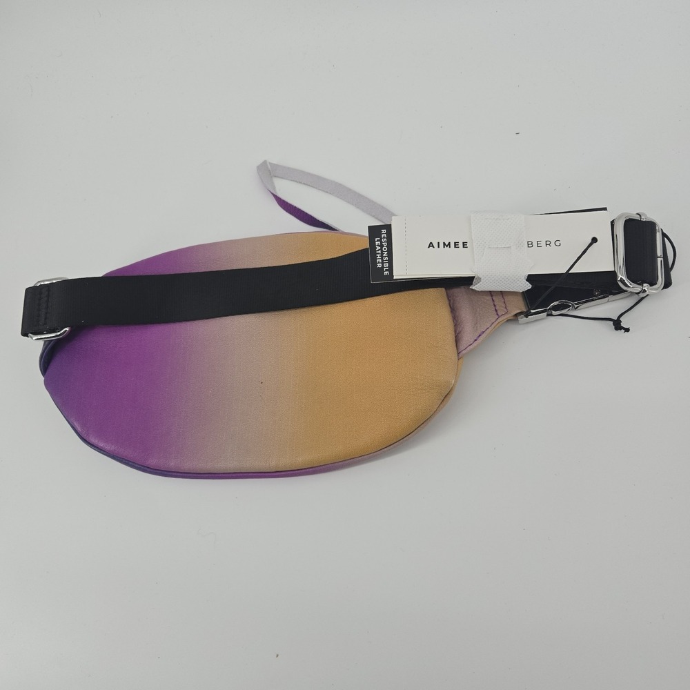 Aimee Kestenberg Leather Convertible Milan Belt Bag Island Ombre New - Picture 3 of 4